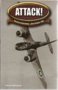Victor Bingham. Attack! Blenheim Operations June October 1940. A WW2 First edition hardback book