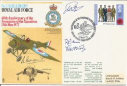 Rare Multiple Cos signed No3 Squadron Royal Air Force 60th Anniversary of the Formation of the