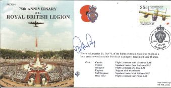 Brian Rix Signed and Flown Commemorative Cover75th Anniversary of the British Legion 1921 1996 (JS