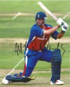 Cricket Robert Key signed 10x8 inch England colour photo. Robert William Trevor Key, born 12 May