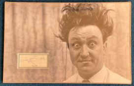 Ken Dodd 16x10 mounted and matted signature piece includes superb black and white image of the