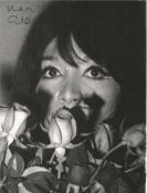 Juliette Greco signed 8x6 black and white photo. Greco was a French singer and actress. Her best-