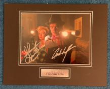 Primeval Hannah Spearritt and Andrew Lee Potts hand signed professionally mounted display. This