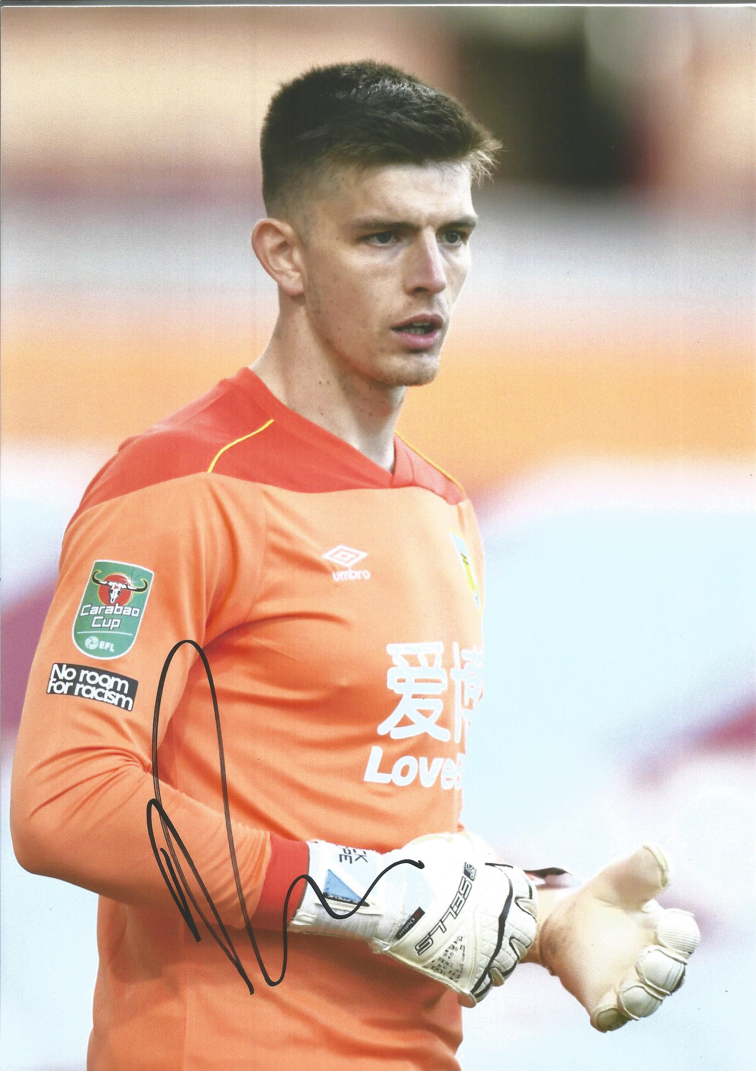 Football, Nick Pope signed 12x8 inch colour photograph pictured during his time playing for - Image 2 of 2