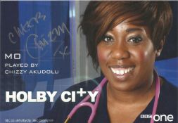 Chizzy Akudolu signed 6x4 Holby City promo photograph. Since May 2012, Akudolu has played the role