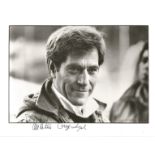 George Segal signed 10 x 8 inch black and white photo. Dedicated. Good condition Est.