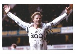 Teddy Sheringham signed 12x8 inch colour photo. Good condition Est.
