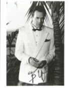 Bruce Willis signed 10x8 inch black and white photo. Good condition Est.