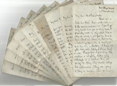 Victorian Hand Written letters, collection of 30 late 1800s, mainly personal letters with