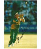 Cricket Shaun Pollock signed 10x8 inch South Africa colour photo. Shaun Maclean Pollock OIS, born 16