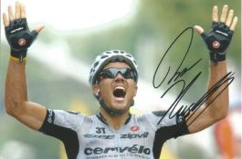 Cycling Thor Hushovd signed 6x4 inch colour photo. Thor Hushovd, born 18 January 1978, is a