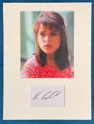 Neve Campbell, Scream, autograph mounted display, photo included. 16 x 12 inches overall. Good