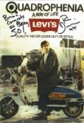 Phil Daniels signed Quadrophenia A Way of Life Levis 12x8 inch colour photo dedicated. Good