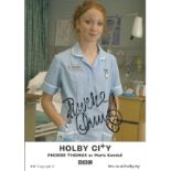 Phoebe Thomas signed 6x4 Holby City promo photograph pictured as she plays nurse Maria Kendall in