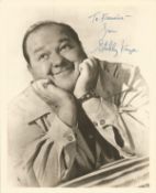 Stubby Kaye signed 10x8 vintage photo. Dedicated to Francis. Good condition Est.