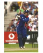 Cricket Marcus Trescothick signed England colour photo. Marcus Edward Trescothick MBE, born 25