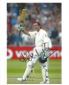Cricket Michael Vaughan signed England 10x8 inch colour photo. Michael Paul Vaughan OBE, born 29