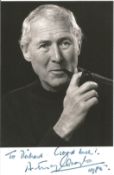 Anthony Quayle signed 6x3 black and white photo. Good condition Est.
