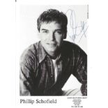 Philip Schofield signed and white promo photo. Good condition Est.