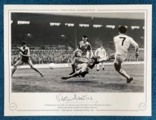 Football Autographed Ossie Ardiles 16 X 12 inch Limited Edition Black And White, Depicting The
