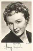 Mary Parker signed 6x4 inch black and white vintage photo. Mary Parker, born Mary Frances