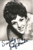 Judy Sandes signed 6x4 inch black and white photo. Signed in black marker pen. Good condition Est.