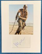 Nicholas Hoult 16x12 inch mounted signature piece includes colour Mad Max photo and signed album