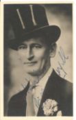 Billy Caryll signed 6x4 inch black and white vintage photo. Billy Caryll was born on December 23,