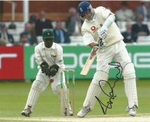 Cricket Ashley Giles signed 10x8 inch England colour photo. Ashley Fraser Giles MBE, born 19 March