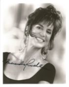 Mercedes Ruehl signed 10x8 inch black and white photo. Good condition Est.