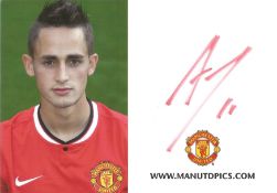 Adnan Januzaj signed on official Man Utd Promo card. Good condition Est.
