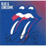Charlie Watts signed DVD insert for Blue and Lonesome. Charlie Watts is best known as the drummer