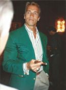 Arnold Schwarzenegger signed 12x8 colour photo. Good condition Est.