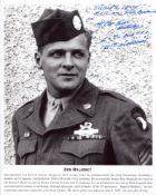 Band of Brothers veteran Don Malarkey of Easy Company 101st Airborne signed 8x10 photo - This is