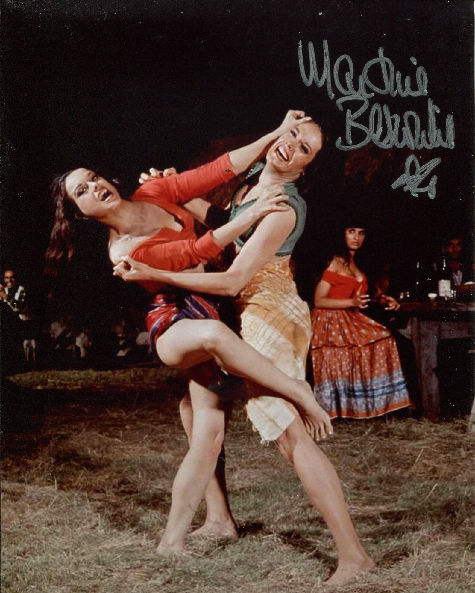 007 James Bond girl Martine Beswick signed 8x10 photo from the film From Russia With Love . Good