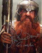 Lord of the Rings 8x10 photo signed by John Rhys Davies as Gimli. Good condition Est.
