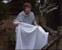 E.T The Extra Terrestrial, stunning 8x10 photo signed by actor Robert MacNaughton as Michael. Good