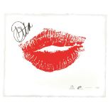 Dita Von Teese 16x20 limited edition of 100 print, hand silk screened on French fibre paper with