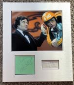 Little and Large 14x12 approx mounted signature piece includes two signed album pages and a superb