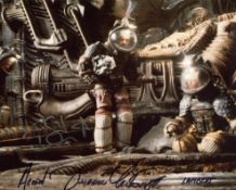 Alien cast signed. science fiction horror movie photo signed by actor Tom Skerritt as Captain Dallas