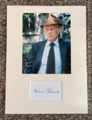 Richard Widmark 16x12 approx mounted signature piece includes signed album page and a fantastic