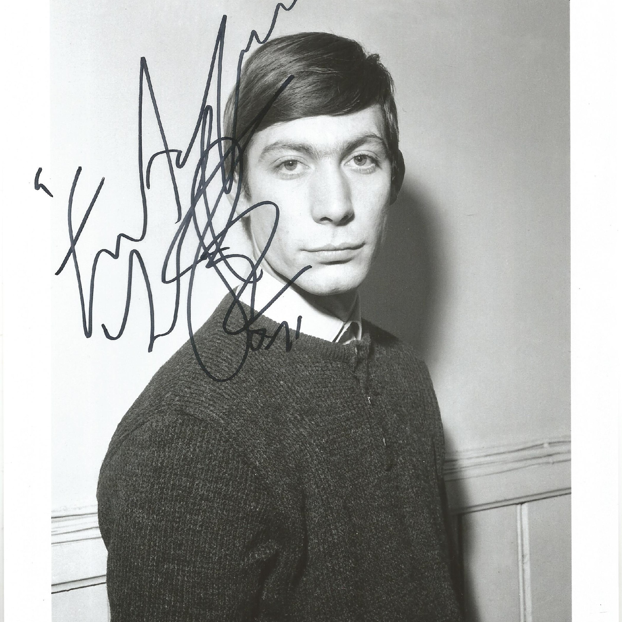 Charlie Watts signed 12x8 B/W photo. Charlie Watts is best known as the drummer for the Rolling