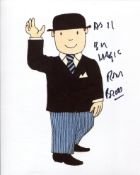 Mr Benn 8x10 photo signed by series narrator Ray Brooks who has added the series catchphrase "As