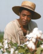 Chiwetel Ejiofor signed 12 Years a Slave 10 x 8 inch colour photo. Good condition Est.