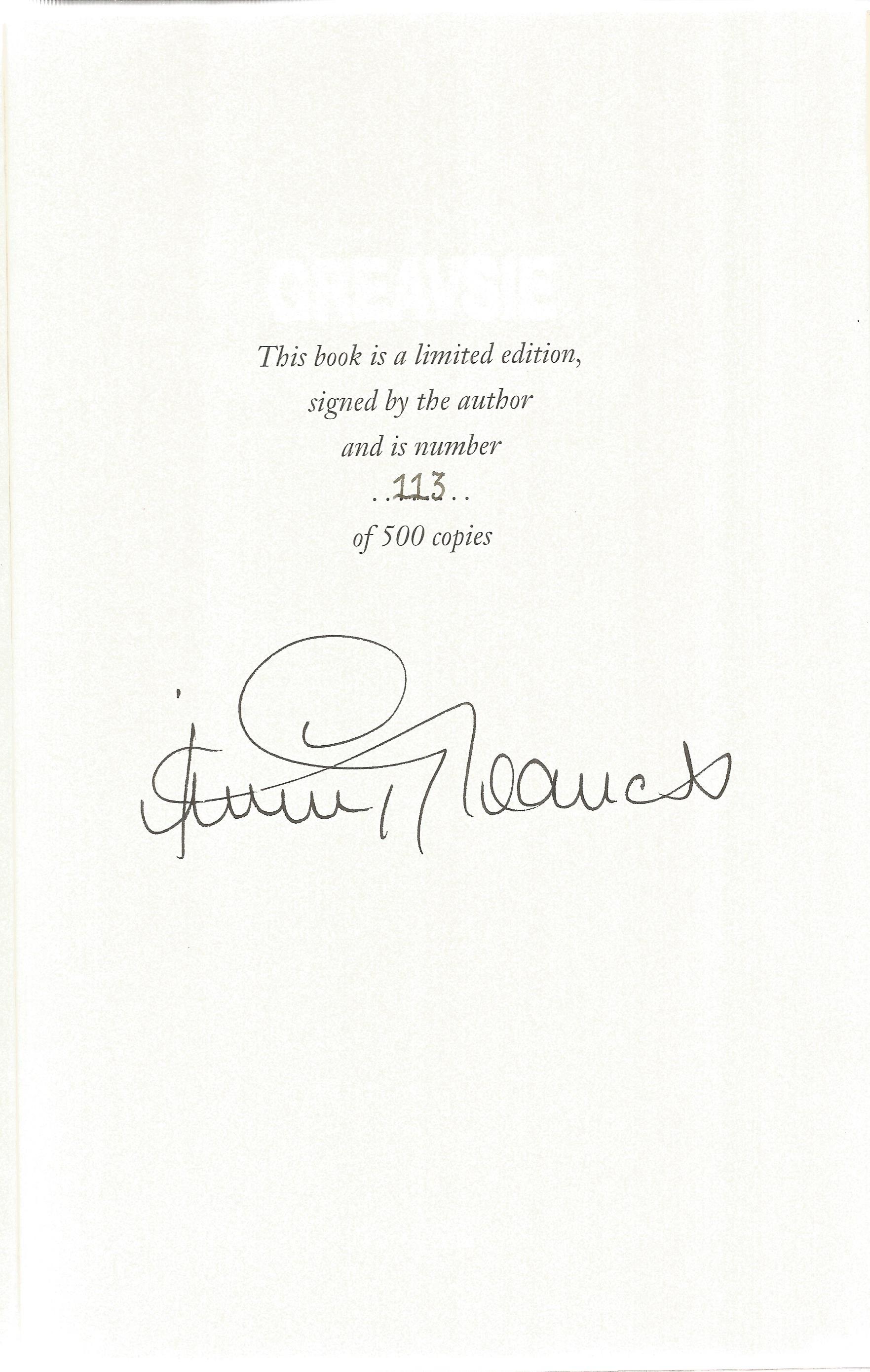 Jimmy Greaves signed hardback book titled Greavsie The Autobiography limited edition 113 of 500 - Image 3 of 4