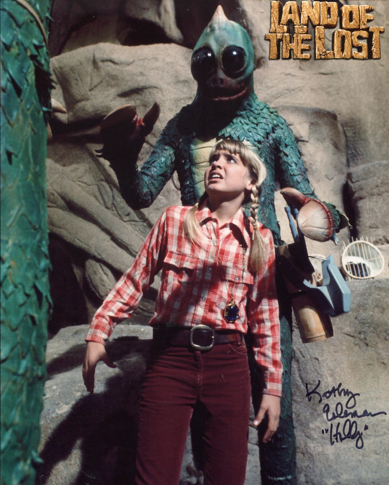 Land of the Lost 8x10 photo signed by actress Kathy Coleman. Good condition Est.