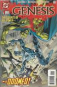 D.C. Comics x 4 Genesis Numbers 1, 2, 3, 4, 1997 Titles Include The Source of all Power, The Edge of