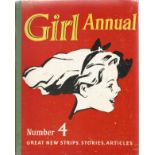 Girl Annual Number 4 Great New Strips, Stories, Articles edited by Marcus Morris 1955 Hardback