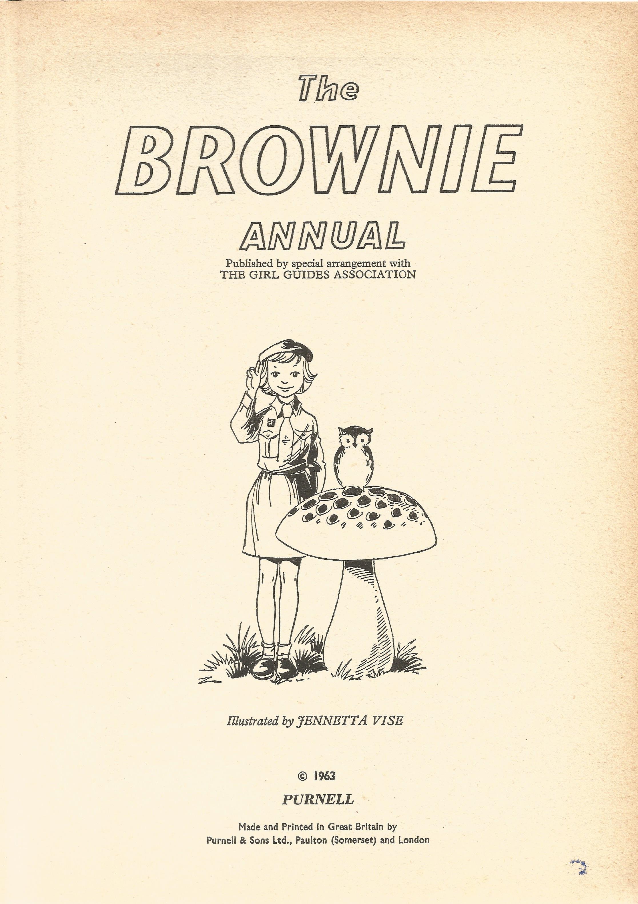 The Brownie Annual for 1963 The Girl Guides Association Hardback Book published by Purnell and - Image 2 of 2