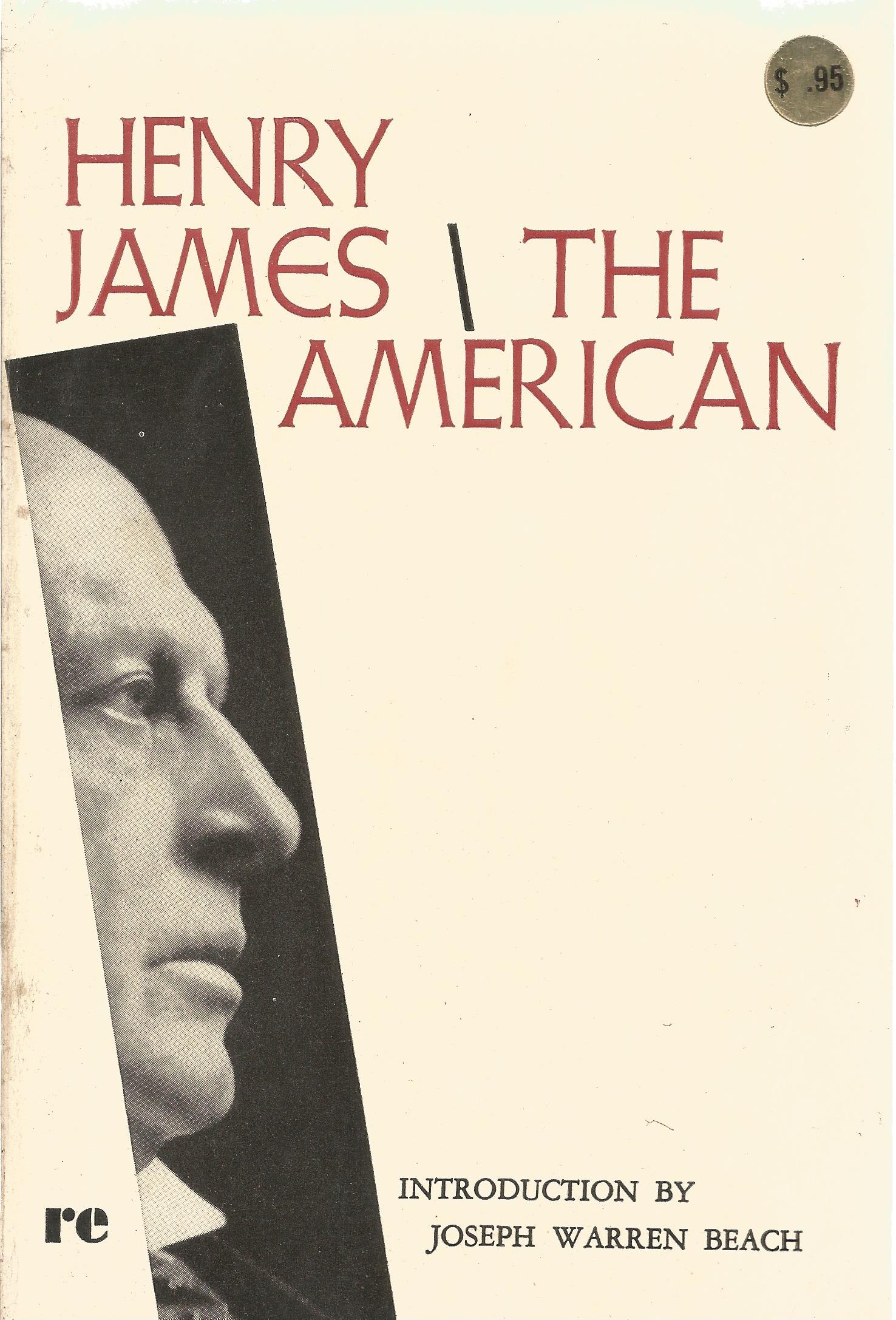 The American by Henry James Softback Book 1963 published by Holt, Rinehart and Winston some ageing